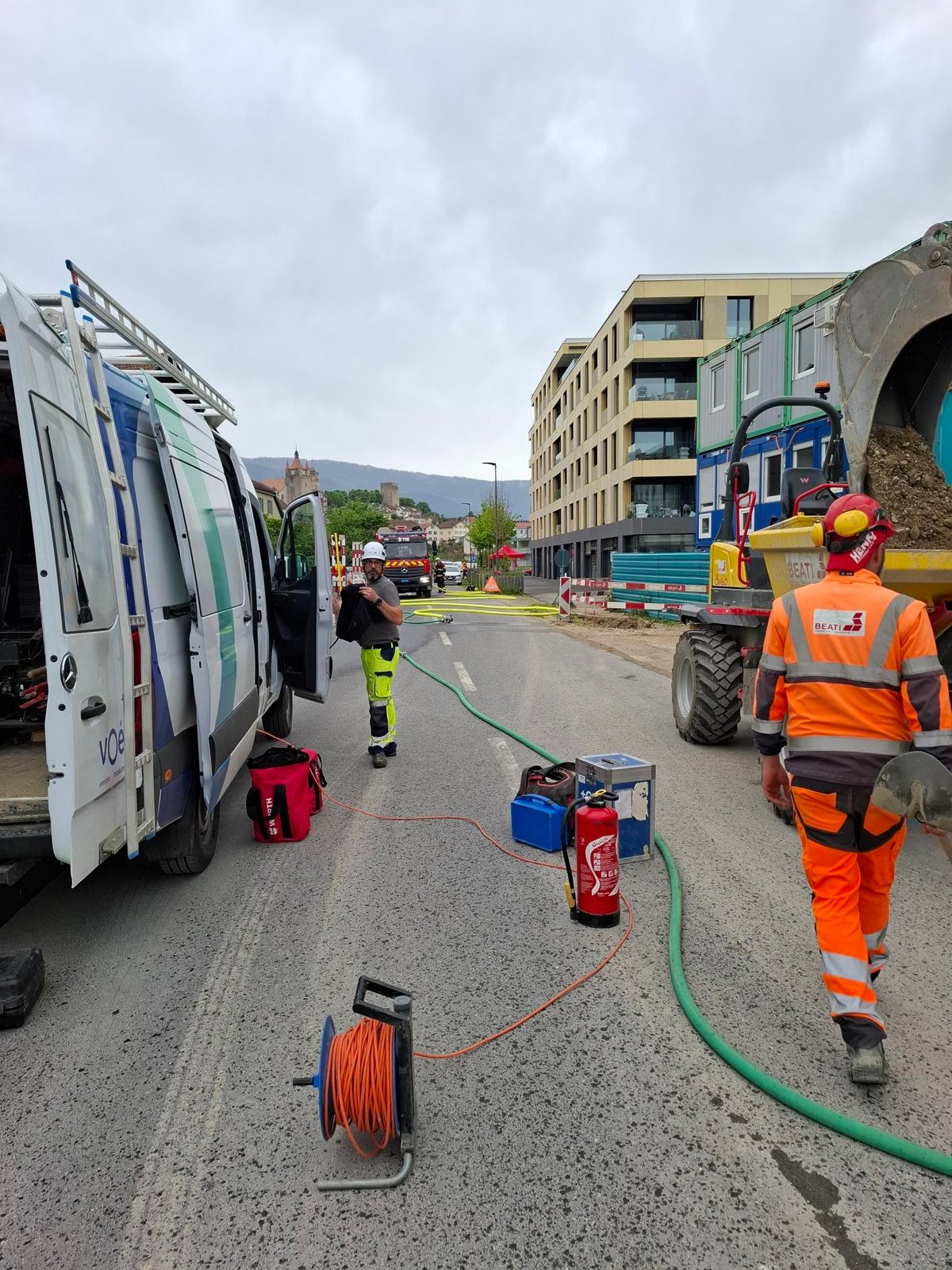 Incident sur conduite gaz haute pression à Orbe : réseau rétabli le jour même