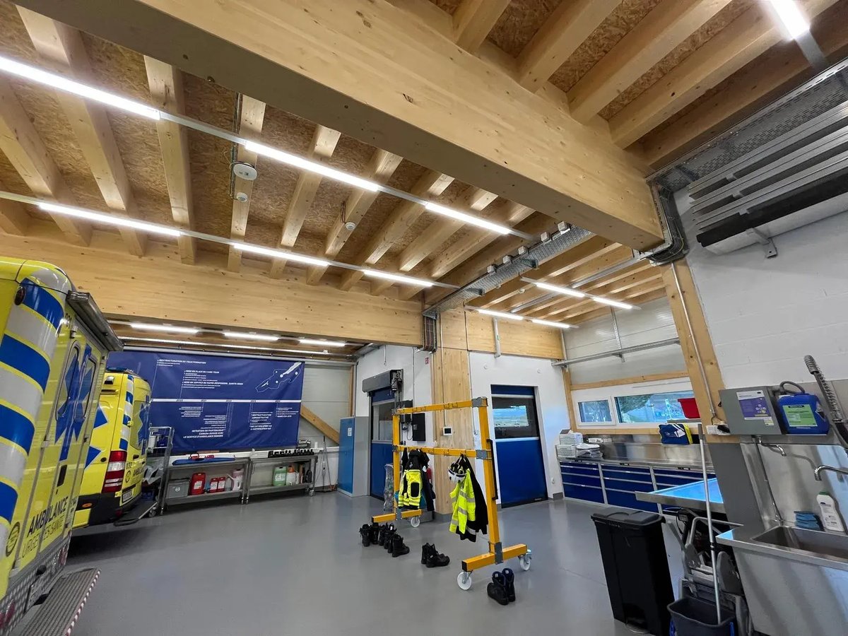 Centre d'ambulances CSU-NVB à Yverdon-les-Bains - Electricité & Domotique - VOé gasser