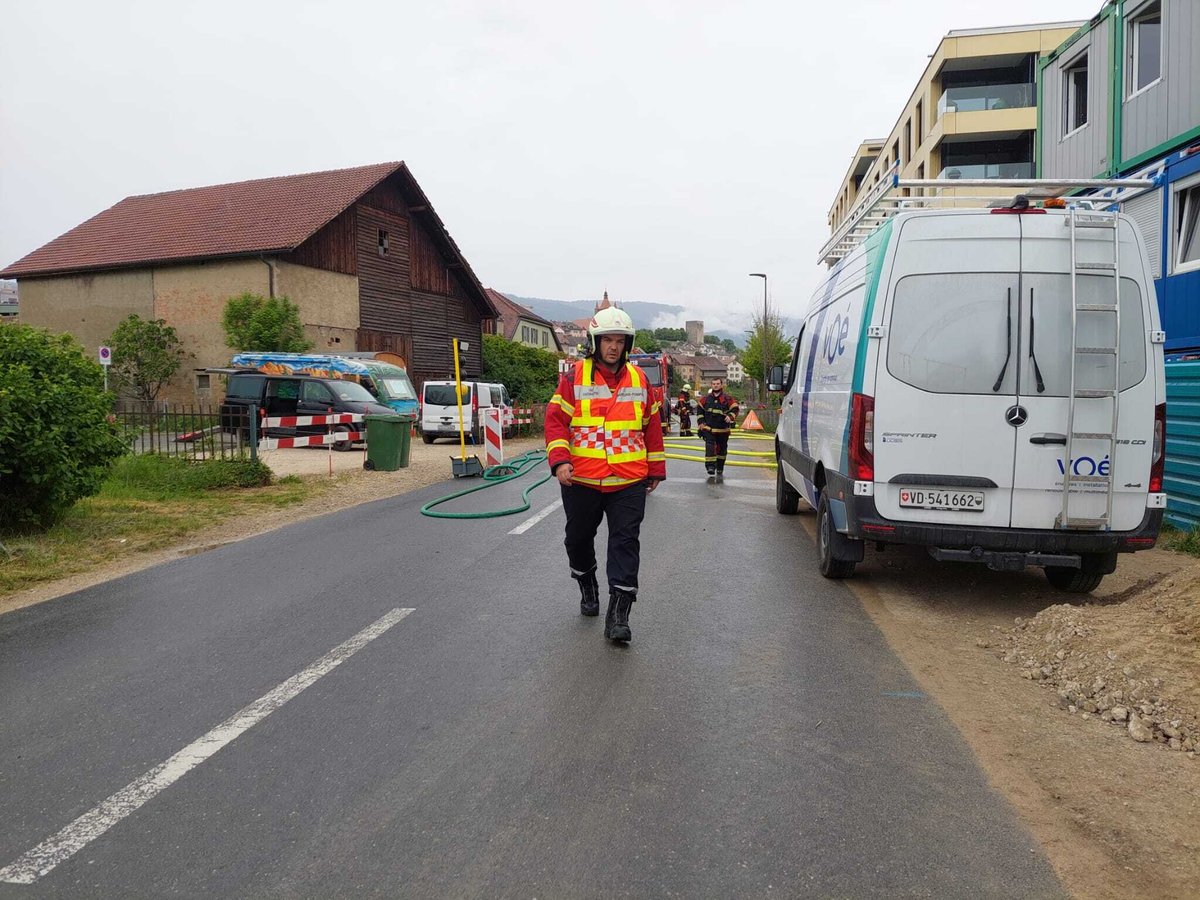 Incident sur conduite gaz haute pression à Orbe : réseau rétabli le jour même