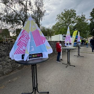 Parasol bli bla blo VOé sponsoring