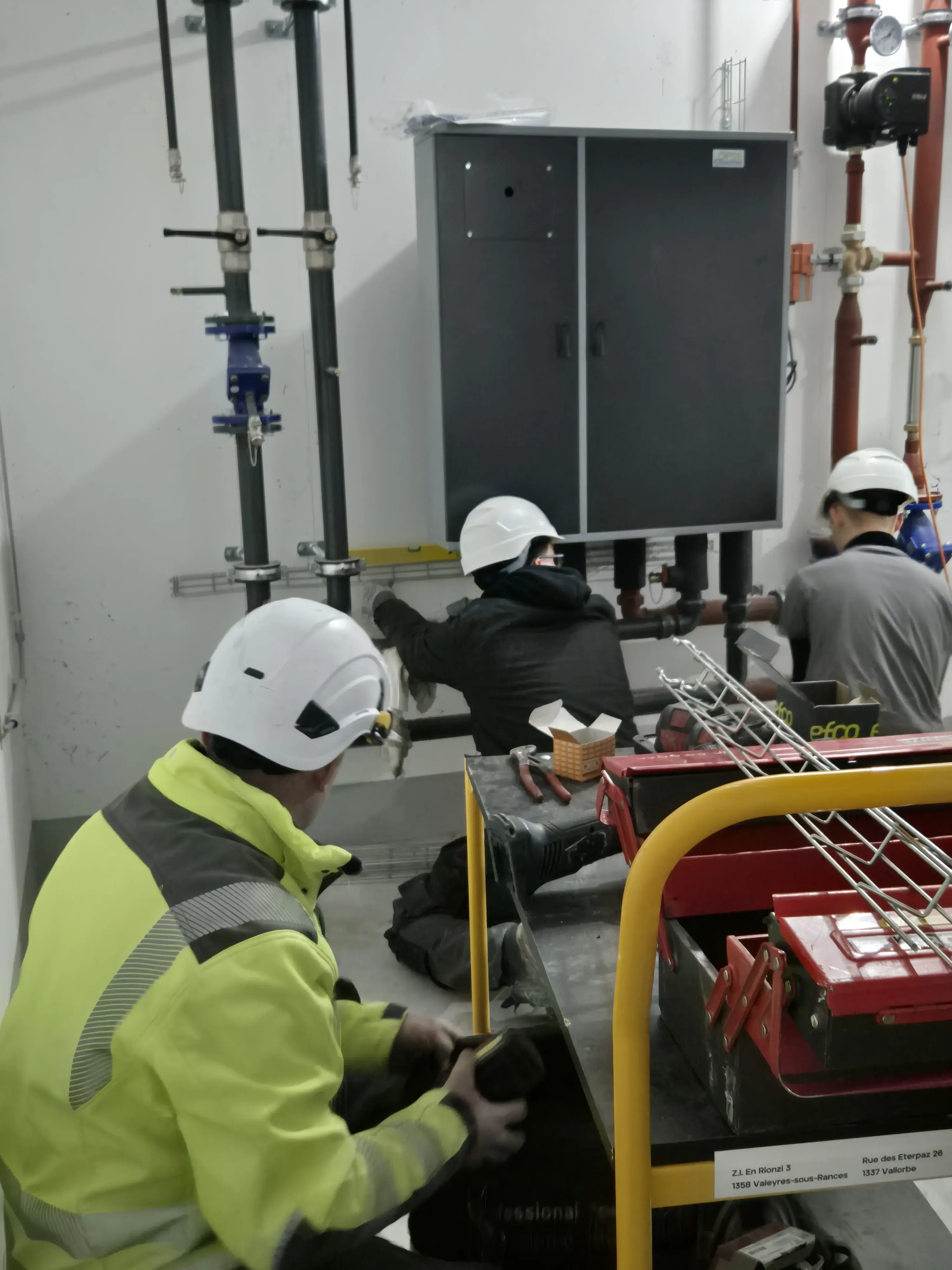 Chauffage à distance pour 18 bâtiments - Quartier Gruvatiez II à Orbe